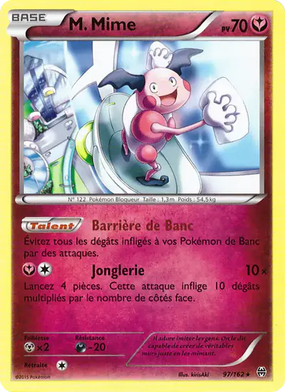 Image de la carte Pokemon M. Mime 97/162