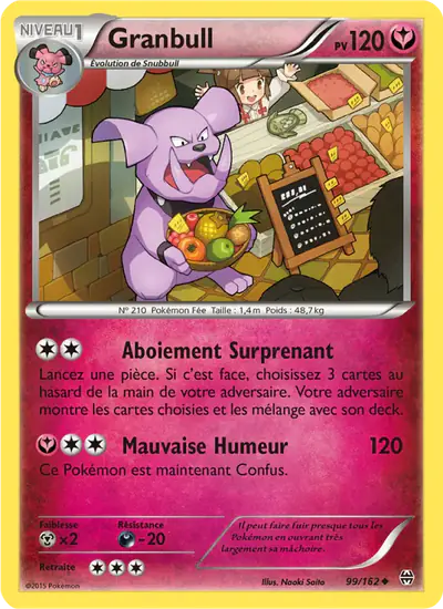 Image de la carte Pokemon Granbull 99/162