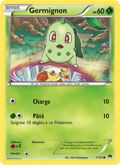 Image de la carte Pokemon Germignon 1/122
