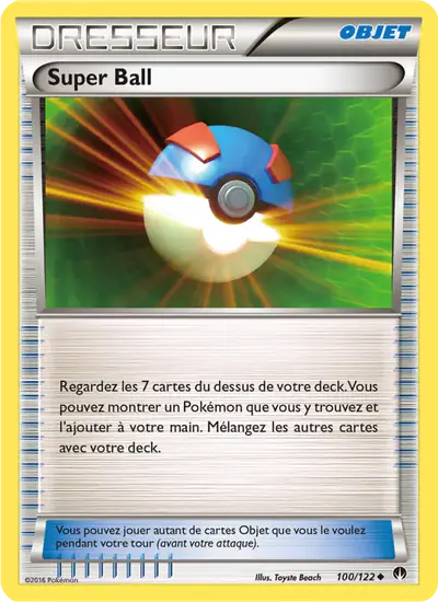 Image de la carte Pokemon Super Ball 100/122