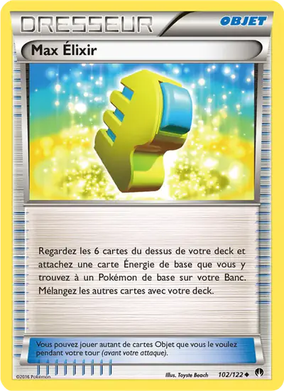 Image de la carte Pokemon Max Élixir 102/122