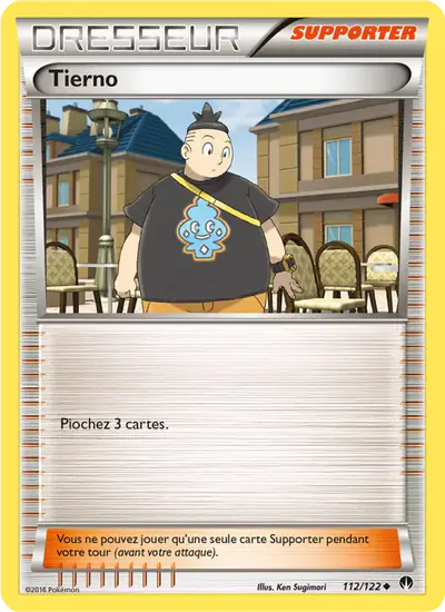 Image de la carte Pokemon Tierno 112/122