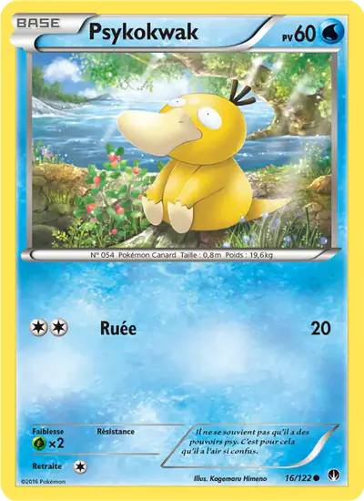 Image de la carte Pokemon Psykokwak 16/122