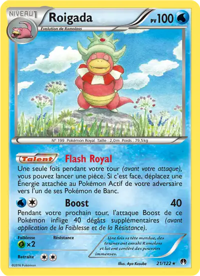 Image de la carte Pokemon Roigada 21/122