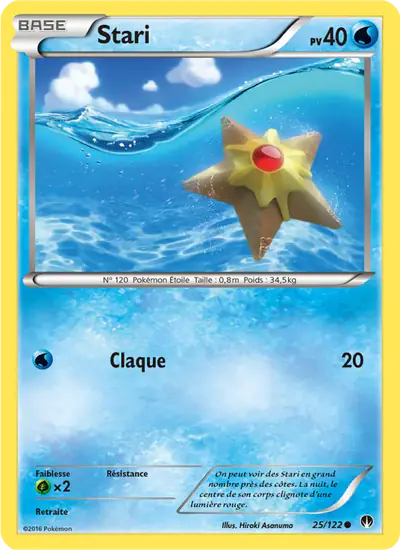 Image de la carte Pokemon Stari 25/122