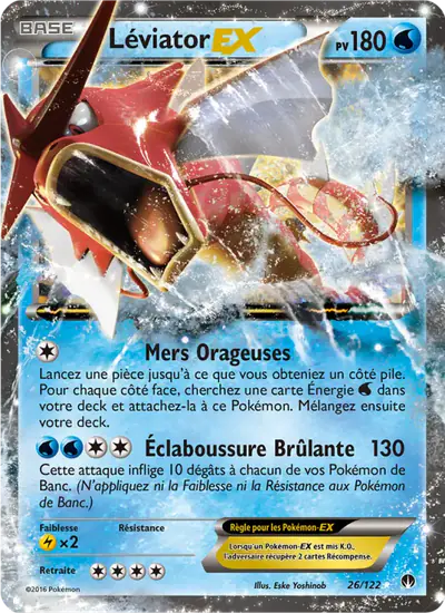 Image de la carte Pokemon Léviator EX 26/122