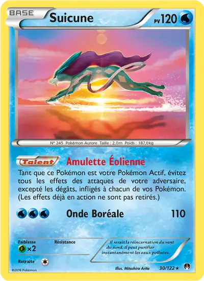 Image de la carte Pokemon Suicune 30/122