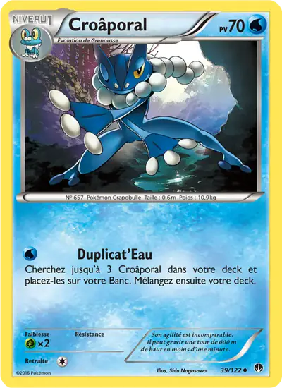 Image de la carte Pokemon Croâporal 39/122