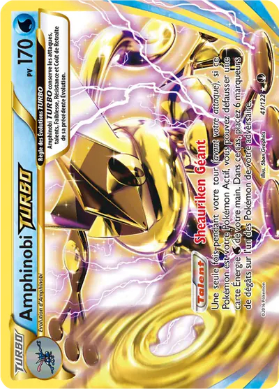 Image de la carte Pokemon Amphinobi TURBO 41/122