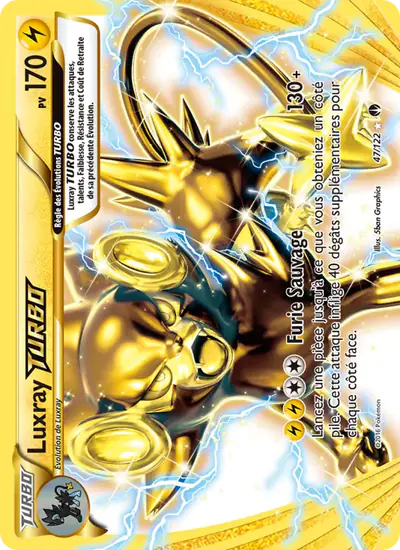 Image de la carte Pokemon Luxray TURBO 47/122