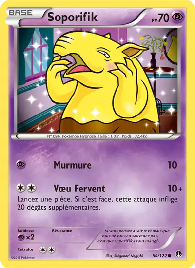 Image de la carte Pokemon Soporifik 50/122