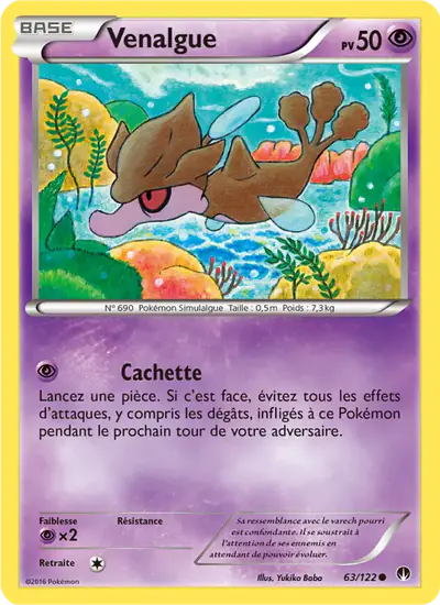 Image de la carte Pokemon Venalgue 63/122