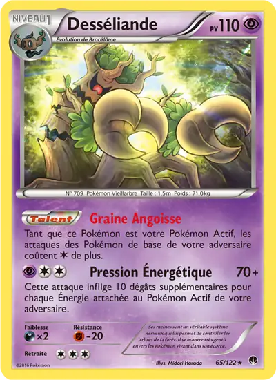 Image de la carte Pokemon Desséliande 65/122