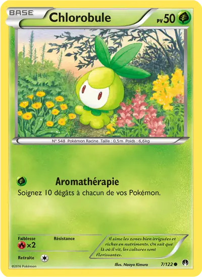 Image de la carte Pokemon Chlorobule 7/122