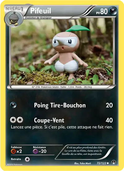 Image de la carte Pokemon Pifeuil 72/122