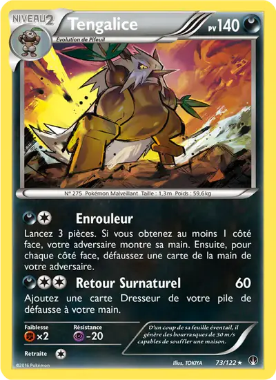 Image de la carte Pokemon Tengalice 73/122