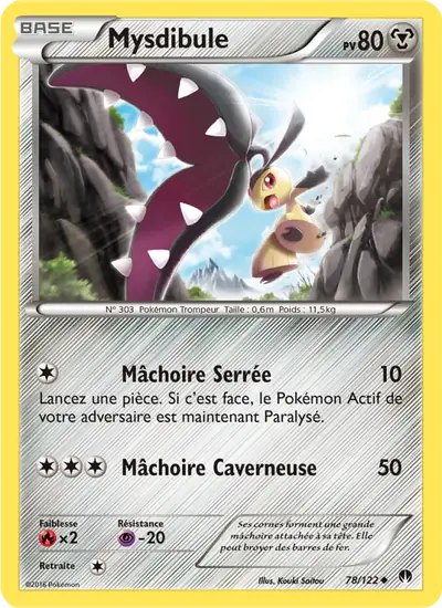 Image de la carte Pokemon Mysdibule 78/122