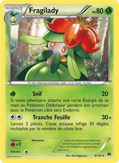 Image de la carte Pokemon Fragilady 8/122
