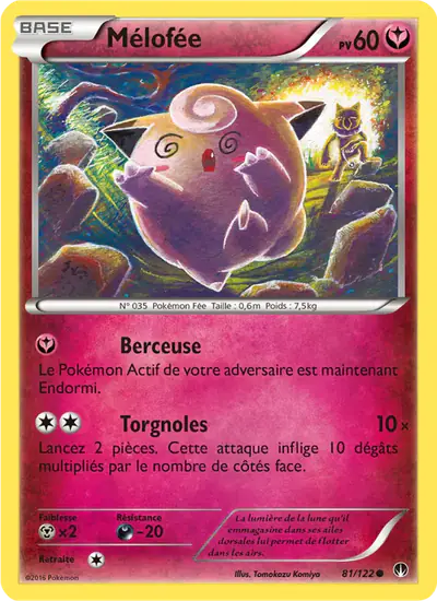 Image de la carte Pokemon Mélofée 81/122