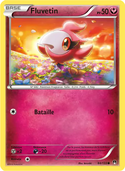 Image de la carte Pokemon Fluvetin 84/122