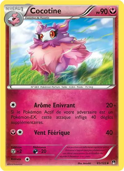 Image de la carte Pokemon Cocotine 85/122