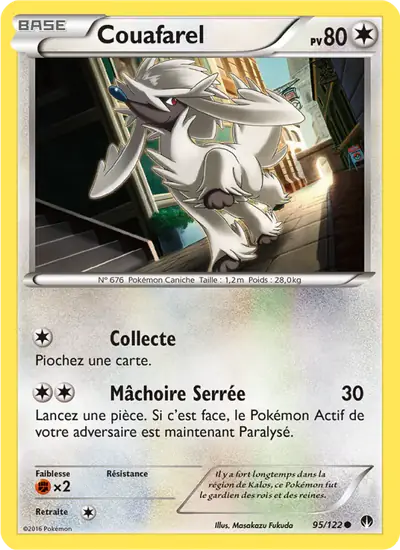 Image de la carte Pokemon Couafarel 95/122