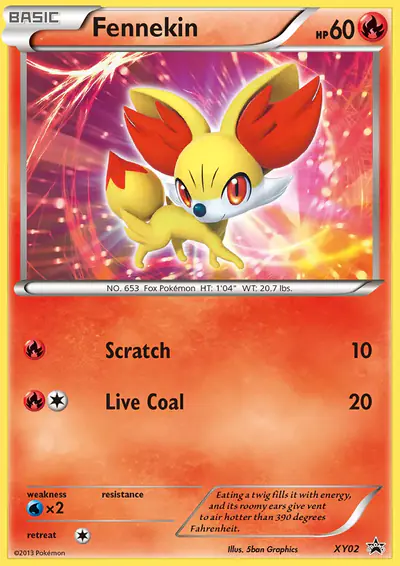 Image de la carte Pokemon Feunnec XY02/211