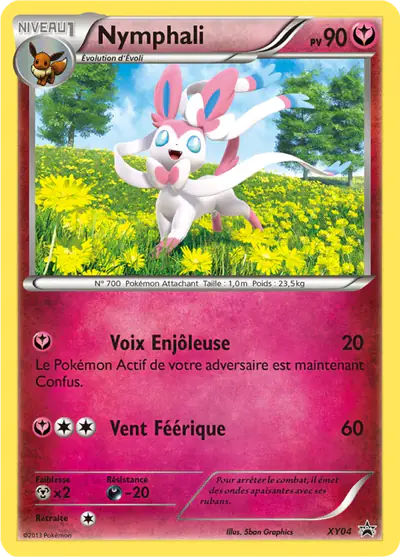 Image de la carte Pokemon Nymphali XY04/211