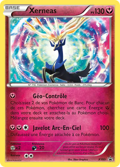 Image de la carte Pokemon Xerneas XY05/211