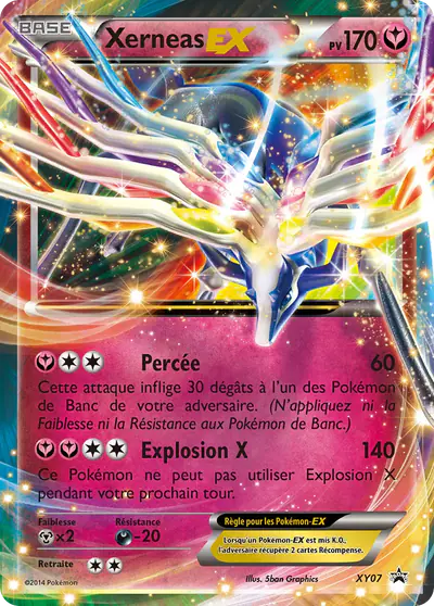 Image de la carte Pokemon Xerneas EX XY07/211