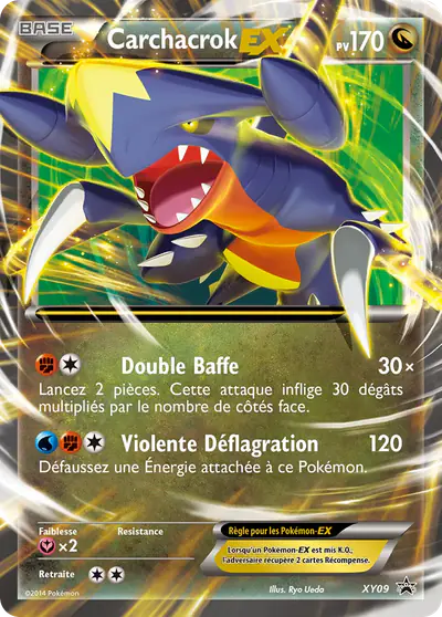 Image de la carte Pokemon Carchacrok EX XY09/211