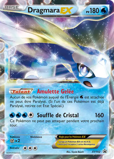 Image de la carte Pokemon Dragmara EX XY102/211
