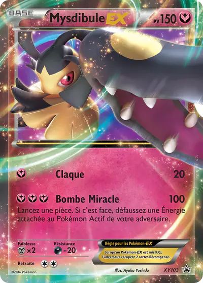 Image de la carte Pokemon Mysdibule EX XY103/211