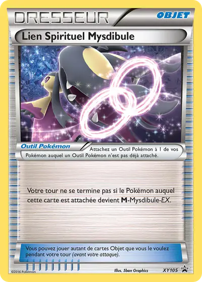 Image de la carte Pokemon Lien Spirituel Mysdibule XY105/211