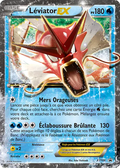 Image de la carte Pokemon Léviator EX XY106/211