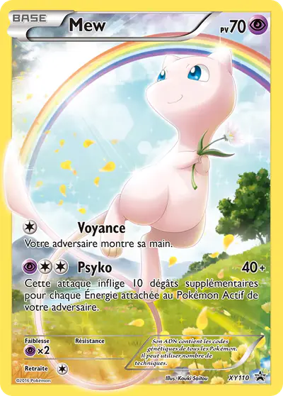 Image de la carte Pokemon Mew XY110/211