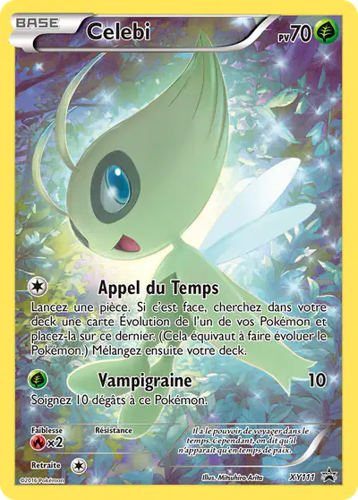 Image de la carte Pokemon Celebi XY111/211