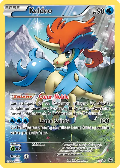 Image de la carte Pokemon Keldeo XY118/211