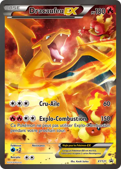 Image de la carte Pokemon Dracaufeu EX XY121/211