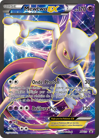 Image de la carte Pokemon Mewtwo EX XY125/211