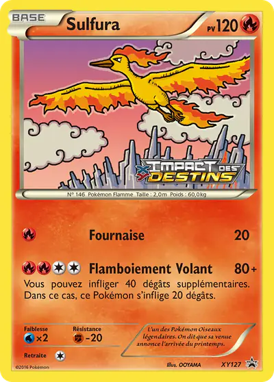 Image de la carte Pokemon Sulfura XY127/211