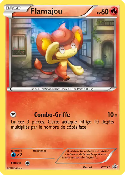 Image de la carte Pokemon Flamajou XY131/211
