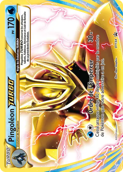Image de la carte Pokemon Pingoléon TURBO XY134/211