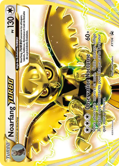 Image de la carte Pokemon Noarfang TURBO XY136/211