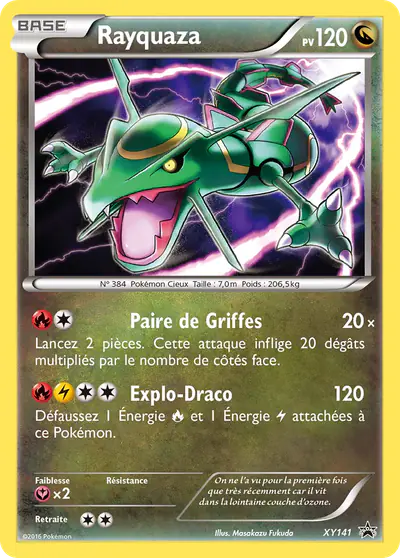 Image de la carte Pokemon Rayquaza XY141/211