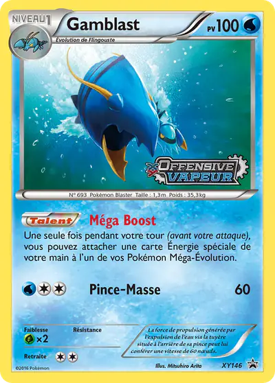 Image de la carte Pokemon Gamblast XY146/211