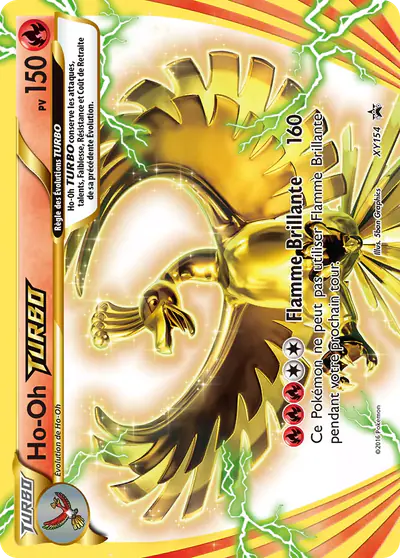 Image de la carte Pokemon Ho-Oh TURBO XY154/211