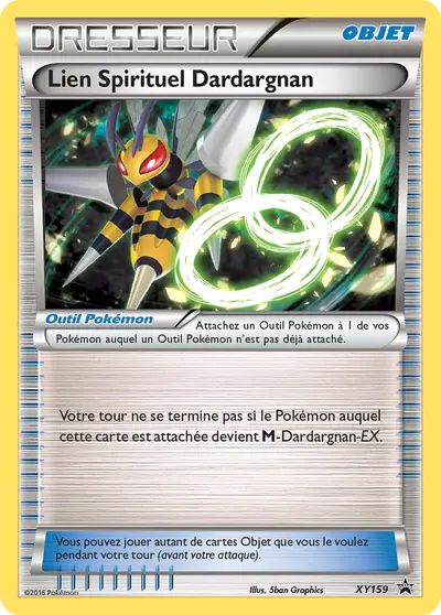 Image de la carte Pokemon Lien Spirituel Dardargnan XY159/211