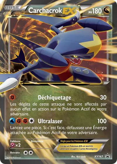Image de la carte Pokemon Carchacrok EX XY167/211