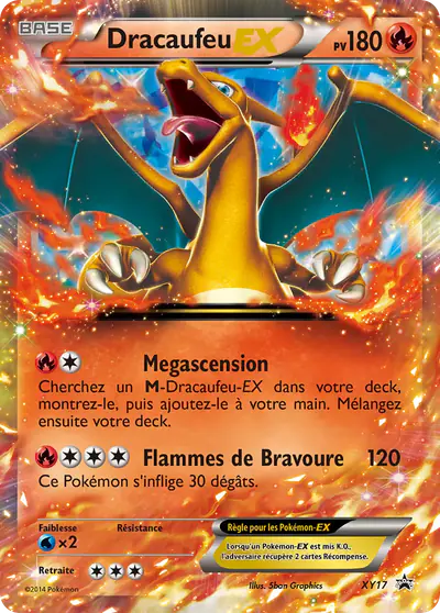 Image de la carte Pokemon Dracaufeu EX XY17/211